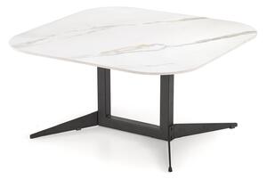 Konferenční stolek Bora (bílý mramor + černá). 1092431