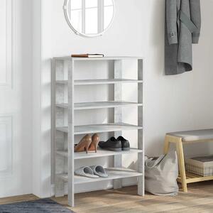Botník betonově šedý 61x32x105 cm kompozitní dřevo