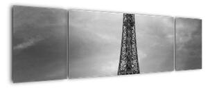 Trabant u Eiffelovy věže - obraz na stěnu (170x50cm)