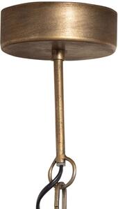 Hoorns Mosazné kovové závěsné světlo Polanie 40 cm