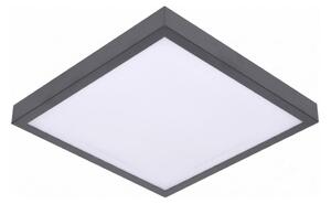 LED Stropní svítidlo se senzorem VITALI LED/24W/230V 4000K 33x33 cm antracit