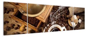 Kávová zrna - obraz (170x50cm)