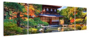 Japonská zahrada - obraz (170x50cm)