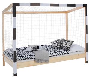 FUTAL POSTEL DREVENA 90X200 BIELA+CIER+PRIR B12171