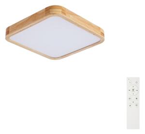 Brilagi - LED Stmív. svítidlo WOODLINE SQUARE LED/48W/230V dub 40x40 cm + DO