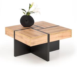 Konferenční stolek Shanell 80 (dub craft + černá). 1092459