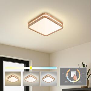 Brilagi -LED Stropní sv. MOLINA SQUARE LED/32W/230V 3000/4000/6000K dub 30x30 cm