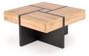 Konferenční stolek Shanell 80 (dub craft + černá). 1092459