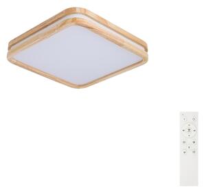 Brilagi - LED Stmív. svítidlo MOLINA SQUARE LED/48W/230V dub 40x40 cm + DO
