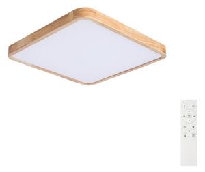 Brilagi - LED Stmív. svítidlo WOODLINE SQUARE LED/80W/230V dub 60x60 cm + DO