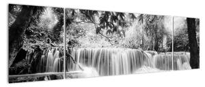 Vodopády v lese (170x50cm)