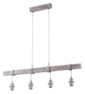 Eglo - Napájecí kabel TOWNSHEND 4xE27/60W/230V borovice/šedá