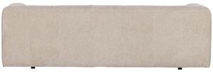 Hoorns Pískově hnědá látková trojmístná pohovka Gorda, 230 cm