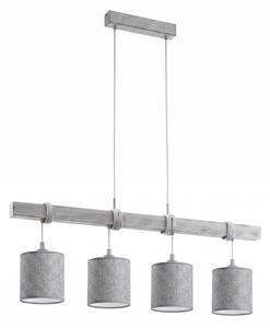 Brilagi - LED Lustr na lanku NUBILA 4xE27/60W/230V šedá
