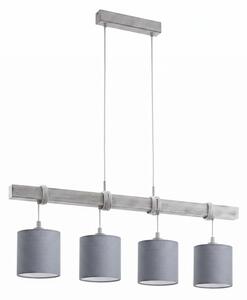 Brilagi - LED Lustr na lanku NUBILA 4xE27/60W/230V šedá