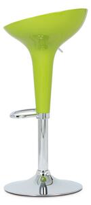 Barová židle zelený plast AUB-9002 LIM