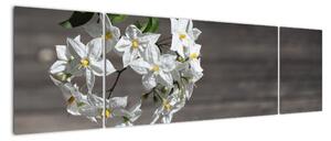Obrazy květiny (170x50cm)