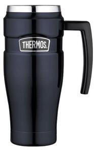Thermos Termohrnek nerezový těsnící s madlem 0,47l tmavě modrý