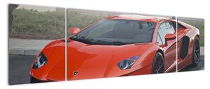 Obraz červeného Lamborghini (170x50cm)