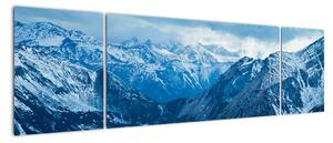 Panorama hor v zimě - obraz (170x50cm)
