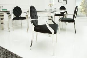 Židle MODERN BAROCCO černá s područkami Nábytek | Jídelní prostory | Jídelní židle | Všechny jídelní židle