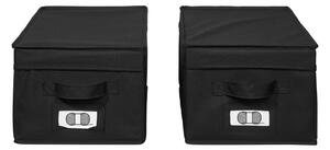 LIVARNO home Úložný box (černá, úložný box, 2 kusy) (100365683003)