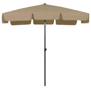 Plážový slunečník taupe 200 x 125 cm
