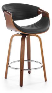 Barová židle Hannah (černá + ořech). 1092579