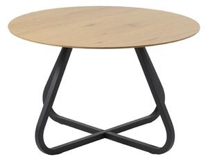 Kulatý jídelní stůl s deskou v dubovém dekoru v přírodní barvě ø 120 cm Cesura – Unique Furniture