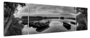 Panorama jezera - obraz (170x50cm)