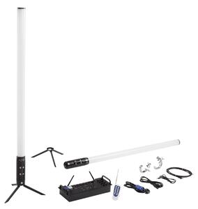 FAN LED-SHOW-TUBE 8ks LED SHOW nabíjecí svítidlo RGBW+UV Wi‑Fi Smart Tuya DMX 512 IP65 - FANEUROPE