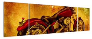 Obraz motorky (170x50cm)