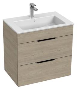JIKA H4536021765141 - Koupelnová skříňka s umyvadlem CUBE 60,7x65 cm jasan