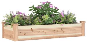 Zahradní vyvýšený záhon s vložkou 120x45x25 cm masivní jedle