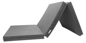 Skládací matrace pro hosty šedá 8 cm 80x195 cm