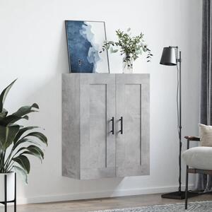 Nástěnná skříňka betonově šedá 69,5x34x90 cm kompozitní dřevo