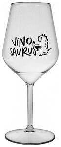 VÍNOSAURUS - čirá nerozbitná sklenička na víno 470 ml