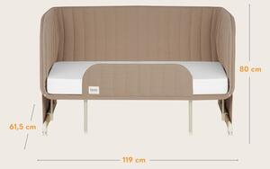 Lionelo - Dětská postýlka 5v1 THOMI PLUS Beige Carmel