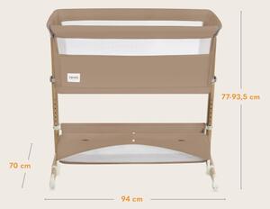 Lionelo - Dětská postýlka 5v1 THOMI PLUS Beige Carmel