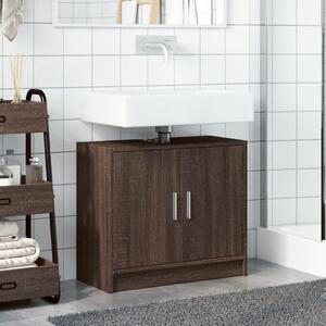 Skříňka pod umyvadlo hnědý dub 63 x 29 x 55 cm kompozitní dřevo