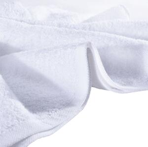 Sada ručníky bavlněné bílé 10x 50 x 90 cm EMI