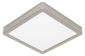 EGLO connect Smart LED přisazené svítidlo Fueva 6-Z, šedé, 22 cm, stmívatelný, Hliník / šedá / zinek, Obývací pokoj / jídelna, Plast, Moderní
