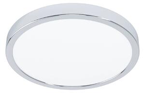 EGLO connect Smart LED přisazené svítidlo Fueva 6-Z, chrom, Ø27cm, stmívatelný, Hliník / šedá / zinek, Obývací pokoj / jídelna, Plast, Moderní