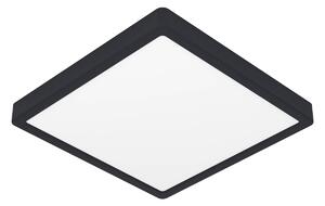 EGLO connect Smart LED přisazené svítidlo Fueva 6-Z, černé, 29 cm, stmívatelný, Černá, Obývací pokoj / jídelna, Plast, Moderní