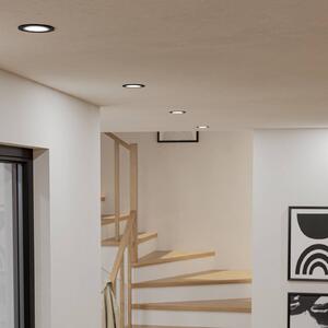 EGLO connect Smart LED svítidlo Carosso-Z, Ø 9 cm, černé, stmívatelný, Černá, Obývací pokoj / jídelna, Hliník, Moderní