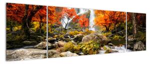 Podzimní krajina, obraz (170x50cm)