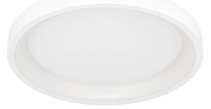 EGLO connect Smart-LED stropní svítidlo Loretello-Z, kulaté, bílé, stmívatelný, Bílá / opál, Obývací pokoj / jídelna, kov, Moderní