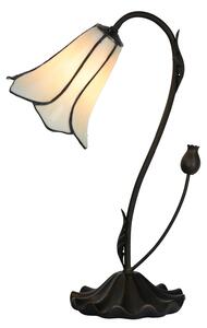 Stolní lampa ve tvaru květu Tiffany Cloches - Ø 17 * 43 cm E14 / max 1 * 25W