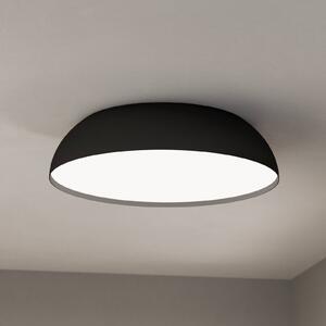 EGLO connect Smart LED stropní svítidlo Tollos-Z, Ø 55 cm, stmívatelný, Černá, Obývací pokoj / jídelna, Hliník, Moderní