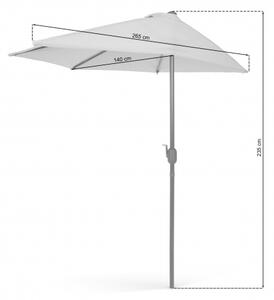 Balkonový slunečník Bima 140 cm Grey / Ecru